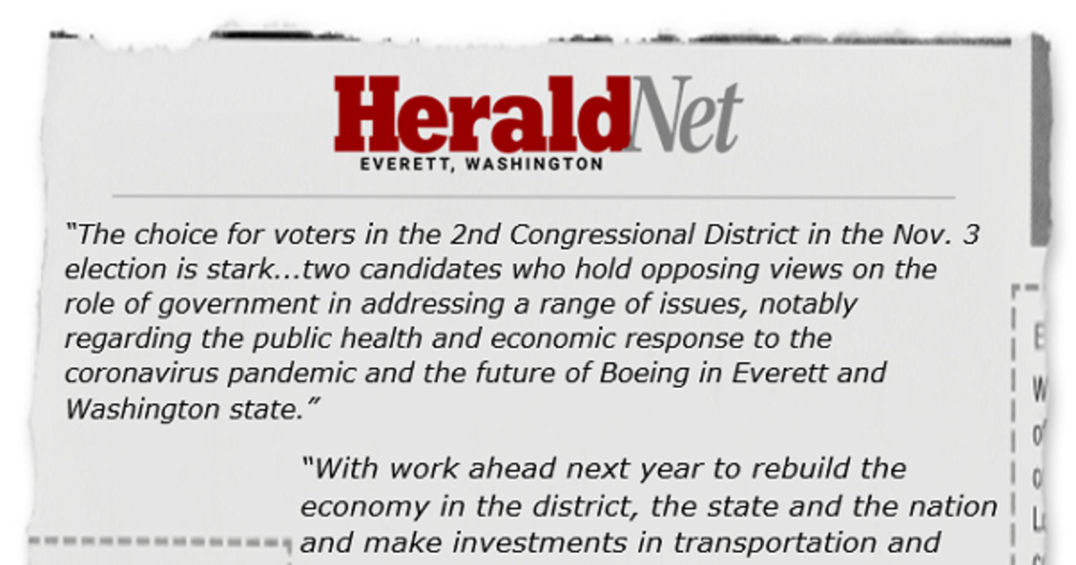 ICYMI Everett Herald endorses Rick Rick Larsen for Congress